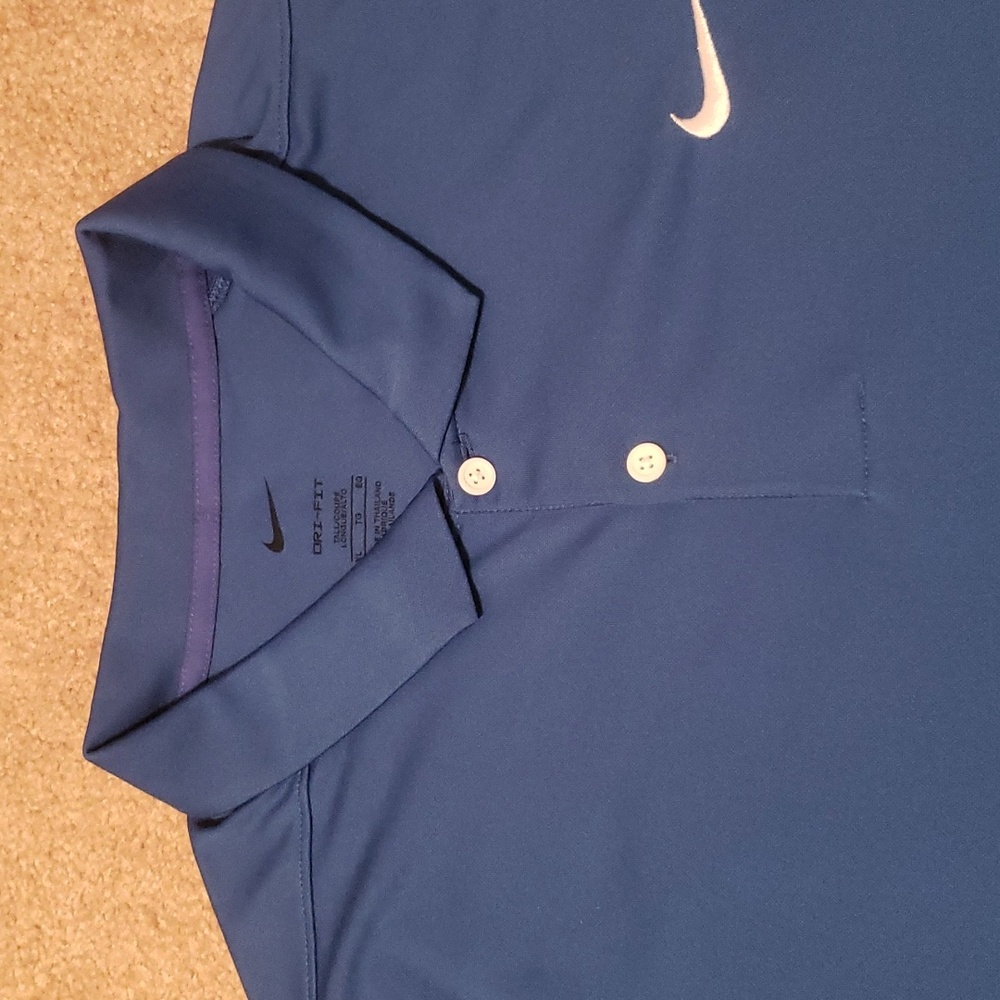 Nike Men's Blue Polo Shirt - Picture 5 of 11